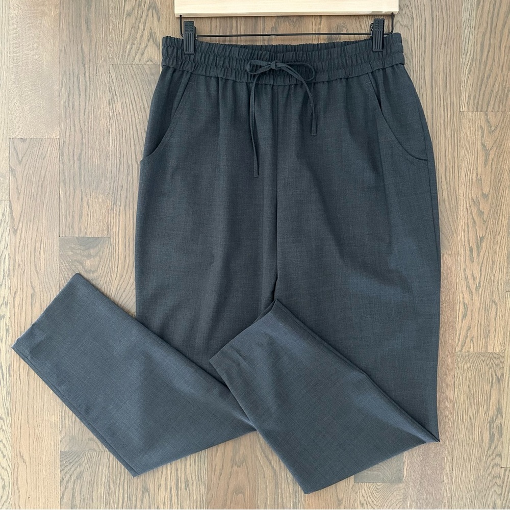 Aspesi Women's Drawstring Waist Slim Leg Jogger Wool Pant Size 46 IT / 10 US